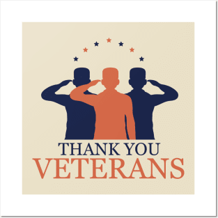 Thank You Veterans Posters and Art